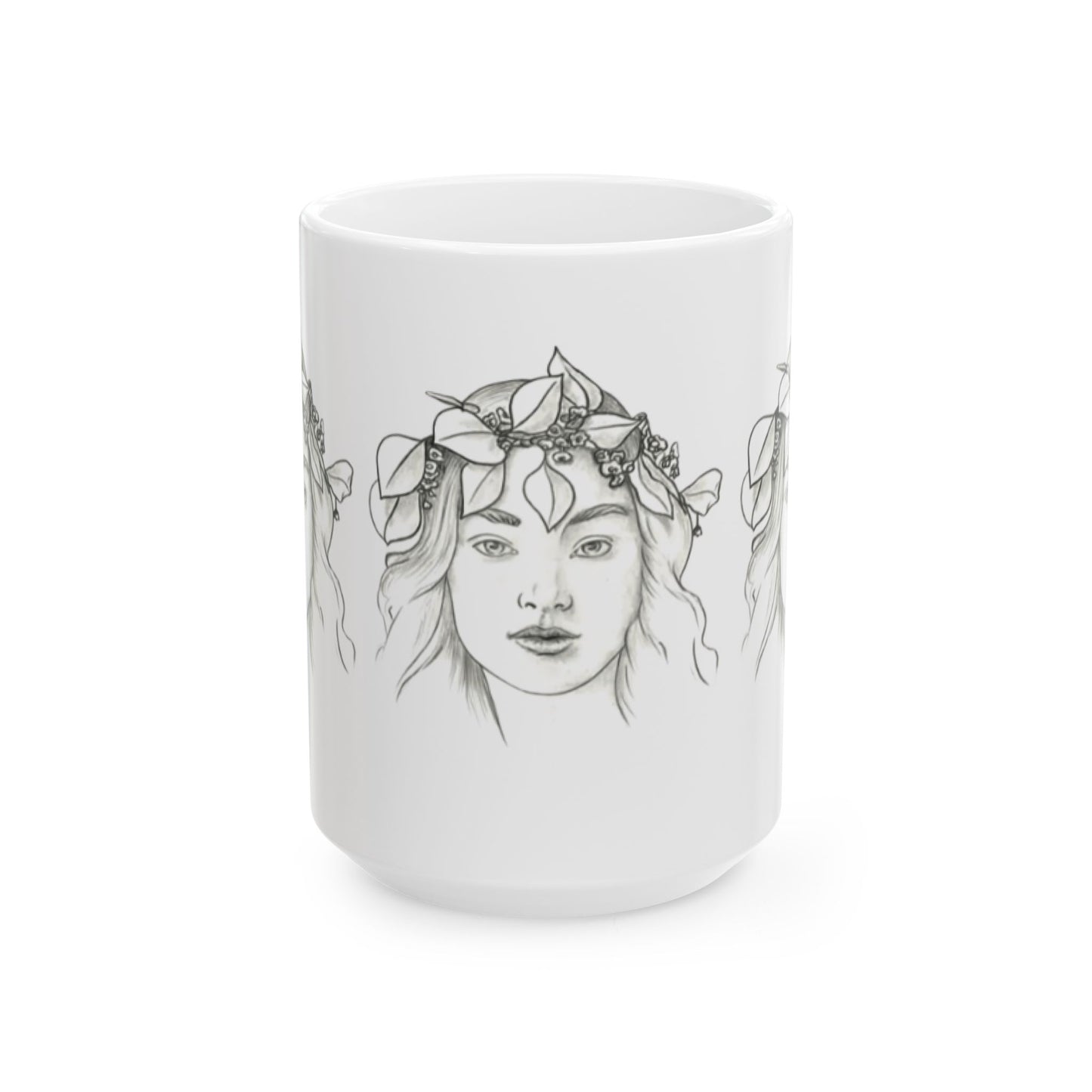 The Muse Ceramic Mug | Artistic Coffee Mug for Home & Office