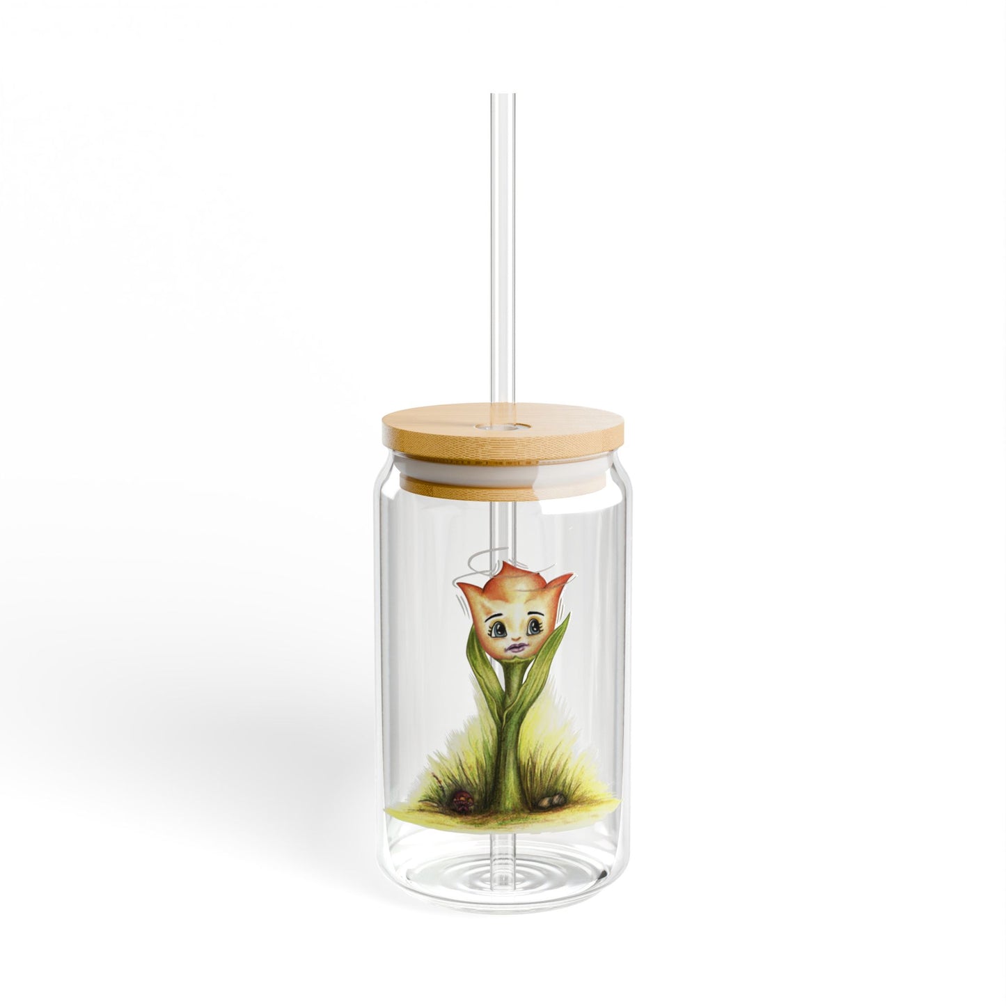 Durable 16oz Kids’ Sipper Glass with Tritan Straw – Safe, Eco-Friendly, and BPA-Free Drinkware for Smoothies & Juices
