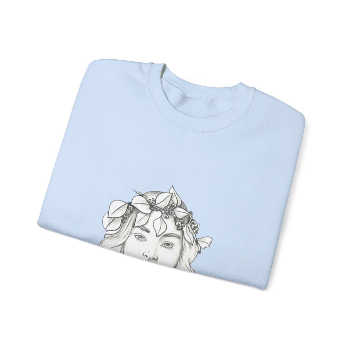 The Muse Unisex Heavy Blend™ Sweatshirt in heather sport color