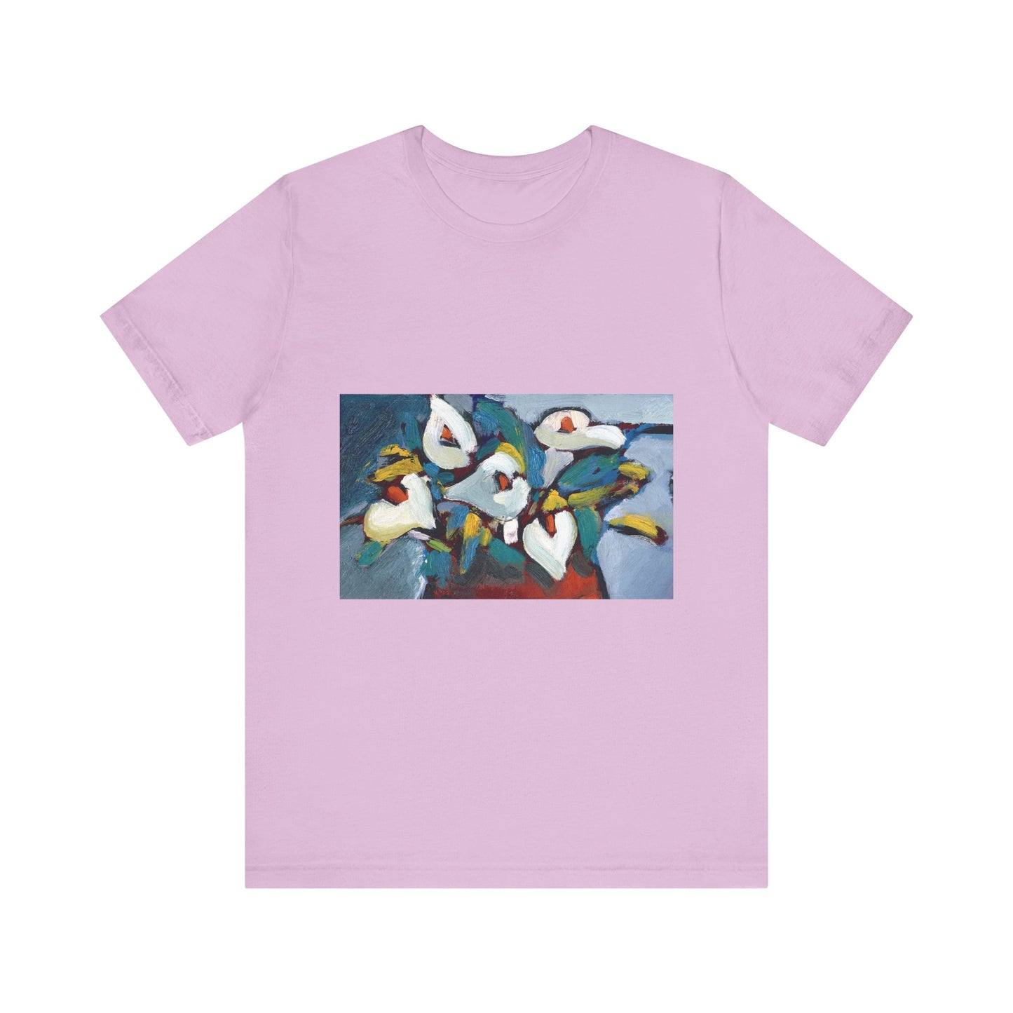 Comfortable unisex tee with tear-away label and classic fit