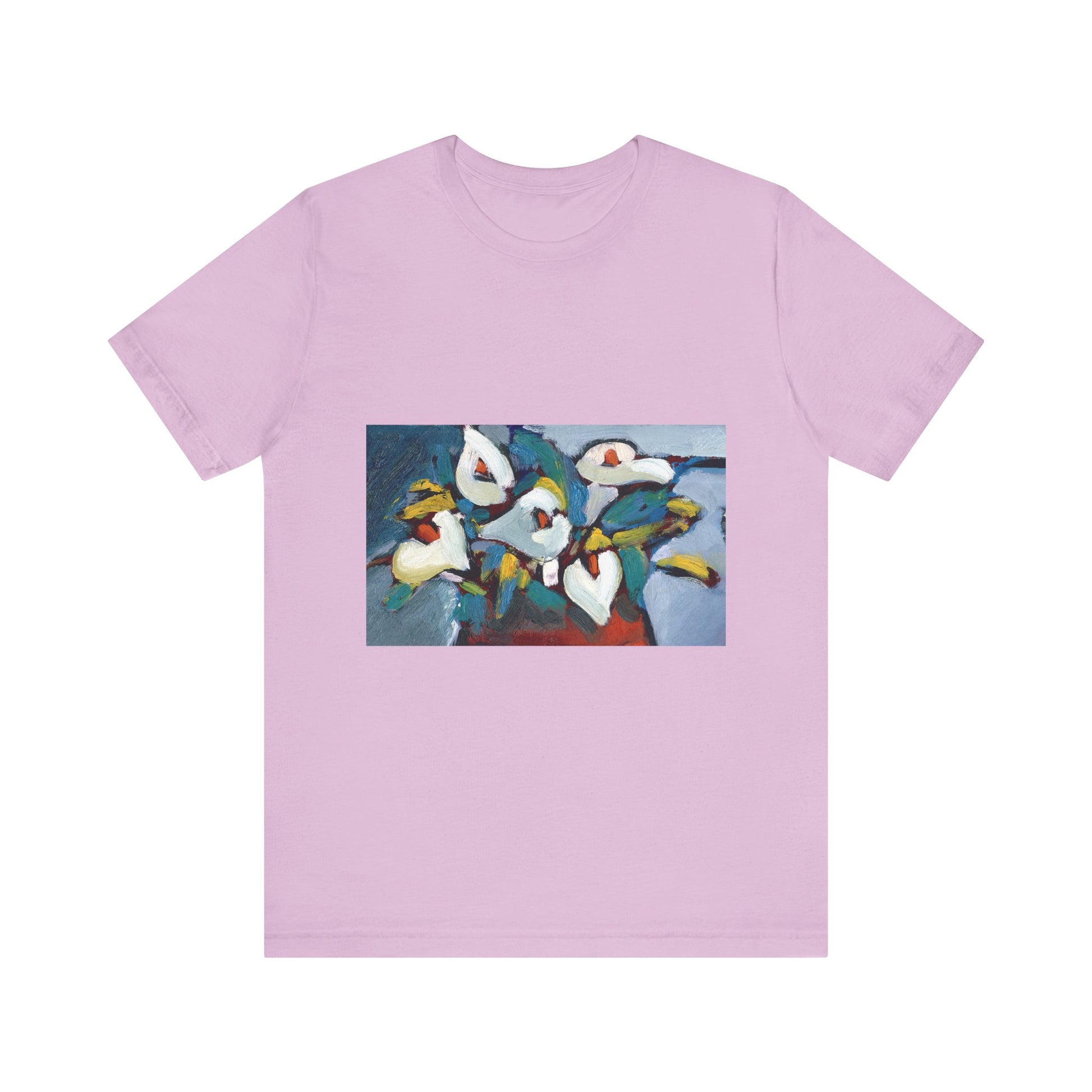 Comfortable unisex tee with tear-away label and classic fit
